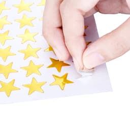 10 Pieces/bag Children's Cartoon Pattern Mini Kindergarten Reward Sticker Teacher Praise Label Reward Five-star Gold Sticker