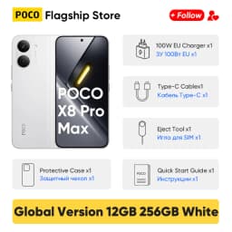 Newest Arrivals POCO X8 Pro Max Global Version 5G Smartphone Dimensity 9500s 6.83" AMOLED Display 50MP 8500mAh 100W HyperCharge
