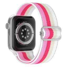 Nylon Strap for Apple Watch Band Ultra2-1 49mm 41mm 45 mm 38/42 Bohemian Elastic Bracelet iWatch Series 9 8 7 6 5 4 3 Se 40/44mm