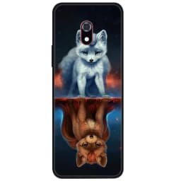 For Xiaomi mi Qin F22 Pro Case Soft Black Silicone Bumper Butterfly Painted Phone Cover for Qin F22 Pro Cases QinF22 Pro Fundas