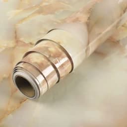 Kitchen DIY Self-Adhesive Waterproof Oil-proof PVC Wall Stickers Cabinets Countertop Wallpaper Bathroom Desktop Renovation Films