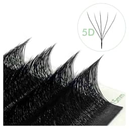 NATUHANA W Lashes Extension L LU(M) Curl Individual Mink YY Lashes 3D W-shaped Volume Fan Eyelash Extension