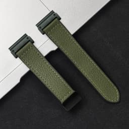 Leather  Silicone Band For Garmin 22 26mm Fenix 5 5X Plus 7 7X 6 6X Pro No Gaps Sport Quick Release For Garmin Watch 3 3HR Strap