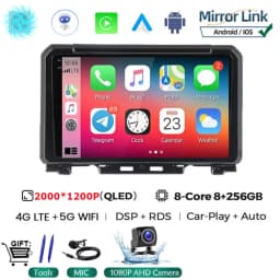9 Inch Android 16 For Suzuki Jimny JB64 JB74 2018 - 2020 Multimedia Video Player Car Radio Stereo GPS Navigation Carplay