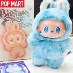 Genuine Labubu 3.0 Big into Energy Plush Doll - Pop Mart Official Blind Box Soft Collectible Toys Home Decor