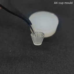 Mini Mold 1:12 Dollhouse Miniature Bowl Dish Plate Tableware DIY Drop UV Glue Silicone Mold Doll House Home Decor(Only Mold)