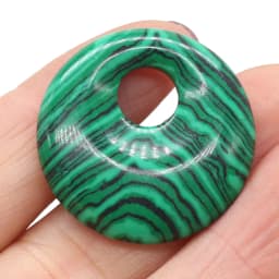 Natural Stone Beads Big Hole Agates Beads Round Shape for Making DIY Jewely Necklace Accessories Gift Size 30x30mm Hole 8.5mm