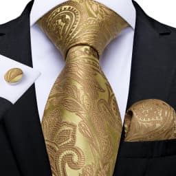 160cm Length Men's Tie Set Handkerchief Cufflinks Wedding Party Accessories Neck Ties Gift for Men Wholesale