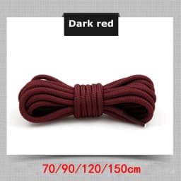 Round Shoe Laces Classic High Quality Black Shoelaces Outdoor Casual Sneakers Mountaineering Polyester Shoe Lace