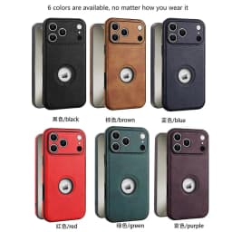 Luxury Leather Case for Apple iPhone 17 18 Pro Max 16e 15 14 13 12 11 16 Plus 18Pro Original Logo Silicone Lens Protect Cover
