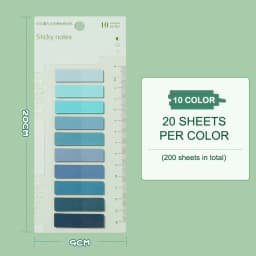 60Pcs/5Sheets Colorful Monthly Tabs Adhesive Planner Index Stickers For Office Planner Organizan Decorative Sticker