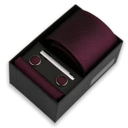 Luxury Tie Set For Men Business Gift Box Wedding Party Fashion Men Tie Set Paisley Handchief Cufflink Tie-Clip Suit Gift For Man