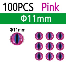 100pcs Holographic 3D Epoxy Fish Eyes Dragon Eyes For Baitfish Streamer Saltwater Fly Jig Baits Fishing Lure Making 3mm~12mm