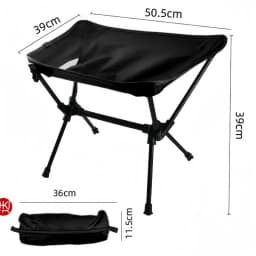 Outdoor Tactical Folding Stool Portable Ultra Light Aluminum Alloy Moon Chair Camping Fishing Stool Picnic Chairs