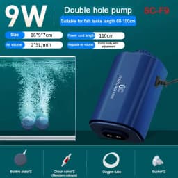 1PC Silent Aquarium Oxygen Air Pump with Check Valve Fish Tank Compactor Oxygenator Aquarium Air Compressor Aerator 220v 3w-14w