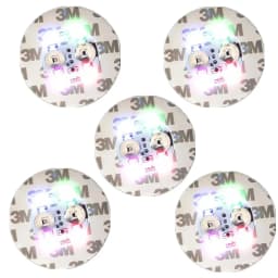 10/5PCS LED Coaster 3 Modes with Battery Powered Wine Glass Mat Cup Pad Sticker Bottle Drinking Club Bar Party Decor Night Light
