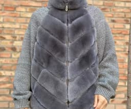 Black Friday Bestseller | Winter Rex Rabbit Fur Sweater Jacket | LAST STOCK • Lock Price | In Stock Select Sizes Only 250811