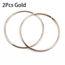 2Pcs 110mm O Bag Handle Metal Strap Handbag Luggage DIY Fashion Bag Hardware Accessories Purse Sewing Frame Decoration Clasp