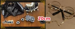 Idol Gothic Punk Edward Black Rabbit Fairy Tale Suit Costume Stuffed 10cm 15cm 20cm Plush Doll Accessories Doll's Clothes KL