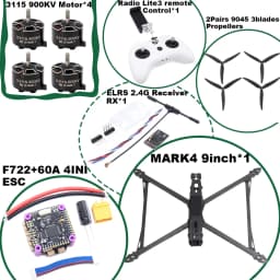 BCUBE MARK4 V2 8/9/10inch F722 Flight Control 45/60A 4INI ESC Rack Drone FPV Carbon Fiber PV Racing Drone Quadcopter Freestyle