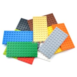 50pcs DIY Building Blocks 6x12 Dots Thin Figures Bricks Educational Creative Size Compatible With 3028 Toys for Children