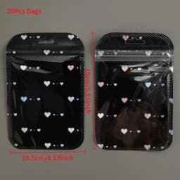 50Pcs Kraft Paper Card with 50Pcs Self-Adhesive Bags Blank Cardboard Holder Tags For Long Drop Earring Jewelry Display Packaging