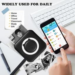 MINI Print Portable Thermal Printer Photo Pocket Thermal Label Printer 58mm Printing Wireless Bluetooth Android IOS