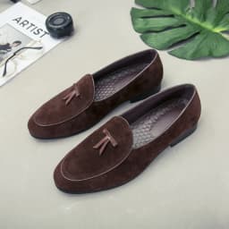 Men's Suede Tassel Loafers Size：38-44 Soft Soled Comfortable Loafers Simple Daily OfficeVersatile Casual Formal Slip on Shoes