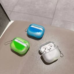 Luminous Shiny Quicksand Earphone Case Cover For AirPods Pro 4 3 2 1 Luxury Headphone Moving Sand Funda Protective Hard Bag