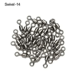 30PCS Fishing Swivel Stop Beads For Carp Quick Change Spinner Swivel Match Feeder Coarse Fishing Tackle Accessories