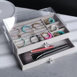 Elegant Multi-Layer Anti-Oxidation Jewelry Storage Box for Earrings Studs Necklaces High End Precise Handmade Accessories Box