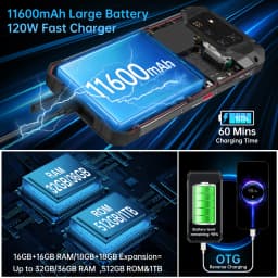 8849 Tank 4 Pro Unihertz 5G AI Rugged Projector Smartphone 1TB+36G Dimensity 8300 AMOLED 3K Android 14 6.78''120HZ 11600mAh Laser Auto Keystone 64MP Night Vision 120Hz NFC 2026 Flagship Phone