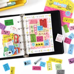 50pcs Lucky Tags Kawaii Ins Mini Stickers Material Pack Talent Decoration DIY Diary Album Scrapbook Cute Stationery Stickers
