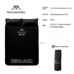 Outdoor Camping Self-Inflating Air Mattress Egg Crate Foam Sleeping Pad Moisture-Proof Floor Mat for Wild Tent Hiking