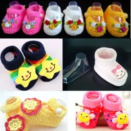 10Pcs Clear Plastic Baby Booties Display Socks ReusableChild Booties Showcase Holder 8-12cm Baby Feet Supports PVC Plastic Rack