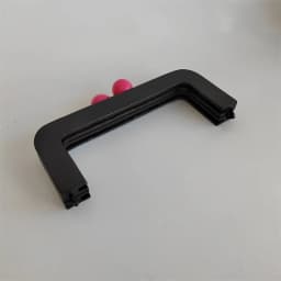 Resin Kiss Clasp Lock Candy DIY Purses Making Frames With Holes Coin Purse Handbag Sewer Tailors Solid Wooden Purse Frame Handle