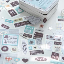 2sheets Kawaii Ins Love Bow Die Cutting Stickers Creative Decoration DIY Diary Album Scrapbook Aesthetics Stationery Stickers
