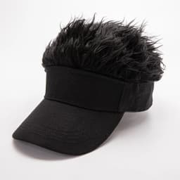 Men's and women's wig baseball cap adjustable hip-hop funny outdoor duck tongue sun hat suitable for casual sports