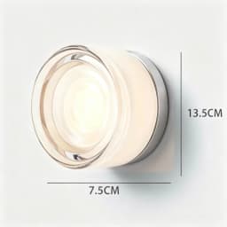 Modern Round Wall Light Acrylic LED Jelly Decor Wall Lamp Corridor Stair Living Bedroom Bedside Home Indoor Background Lighting