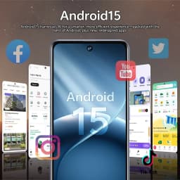 K-Touch Mobile Phones M18 Pro Max Smartphone Android 15 Cell Phone 7.3 Inch Face Unlock 8000mAh Battery 5G Dual SIM 16+48MP Camera Global Version Cellphones