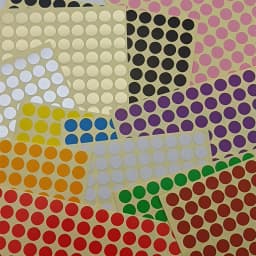 8mm Circular Dot Stickers Color Dot Sticker Label Round Colored Coding Labels Black Blank Adhesive Stickers Red Dot Sticker