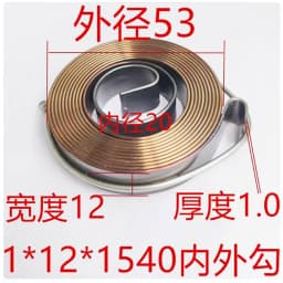 Flat Spiral Coil Constant Force Springs Various Sizes
