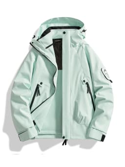 Men's 3-in-1 Jacket with Removable Fleece Liner, Waterproof Windproof Coat for Hiking, Camping, Travel and Daily Outdoor Use