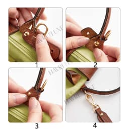 Leather Bag Shoulder Strap for Longchamp S Durable Leather Bag Strap Conversion Kit for Women Crossbody Bags