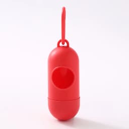Portable Pet Waste Bag Dispenser Pill Shape Bullet-Shaped Garbage Box Cats Dogs Poop Extractive Clean-up Bags Outside Walking