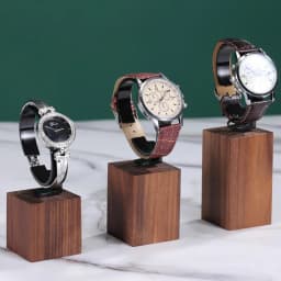 Wooden Walnut Watch Display Stand Bangle Holder Watch Organizer for Jewelry Showcase Store Counter C Watches Showing Rack