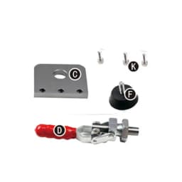 Pocket Plugs Plastic Caps Screw Clamp Drill Bit Sleeve For YOMO Pocket Hole Jig System