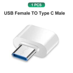 NNBILI Type C to USB Adapter 3.0 USB-C 3.1Male OTG A Female Data Connector For MacBook Pro iPad Mini 6/Pro MacBook Air C Devices