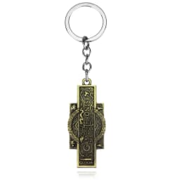 Dragon House Keychain Targaryen Dragon Shape Keyring for Fan Collection Accessories Friends Gift