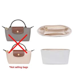 Bag Organizer Insert for Longchamp mini Bag Support Purse Insert Handbag Liner Bags Accessories